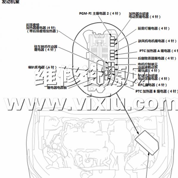 雅阁（新能源）电路图 完整图解、详细说明和常见故障排除方法