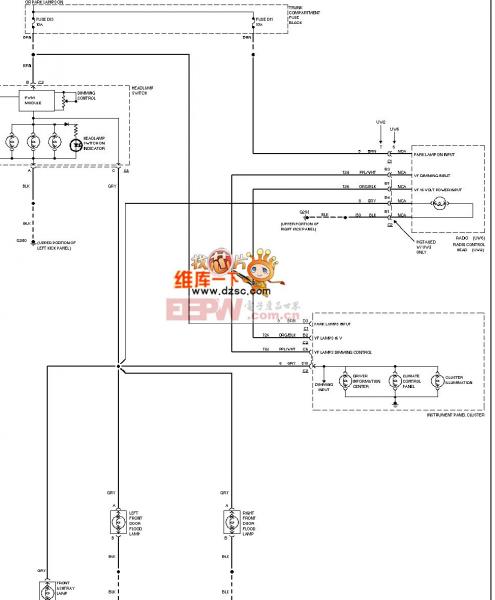 一汽大众高尔夫电路图作用