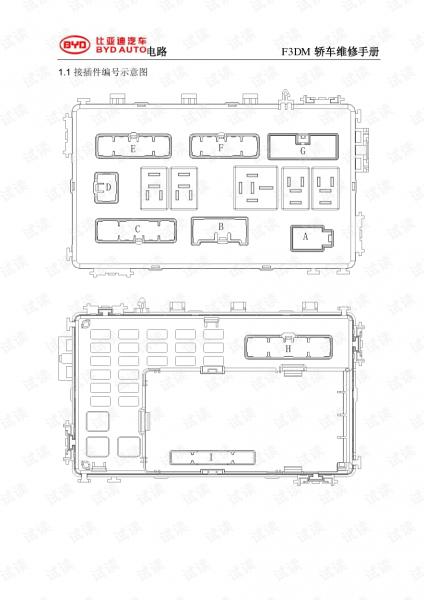 2021年比亚迪宋经典版维修手册电路图及维修指南
