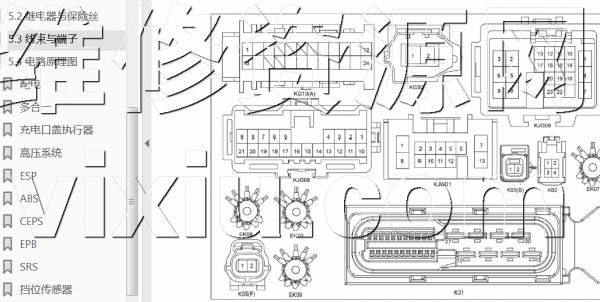 2010年沃尔沃V50维修手册电路图 完整的维修电路图解析
