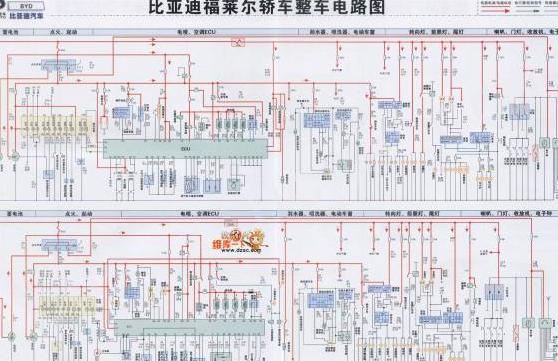 比亚迪汉维修电路图